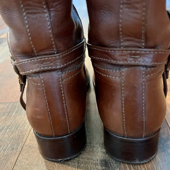 TORY BURCH Aaden Leather Riding Boot - Picture 8 of 12